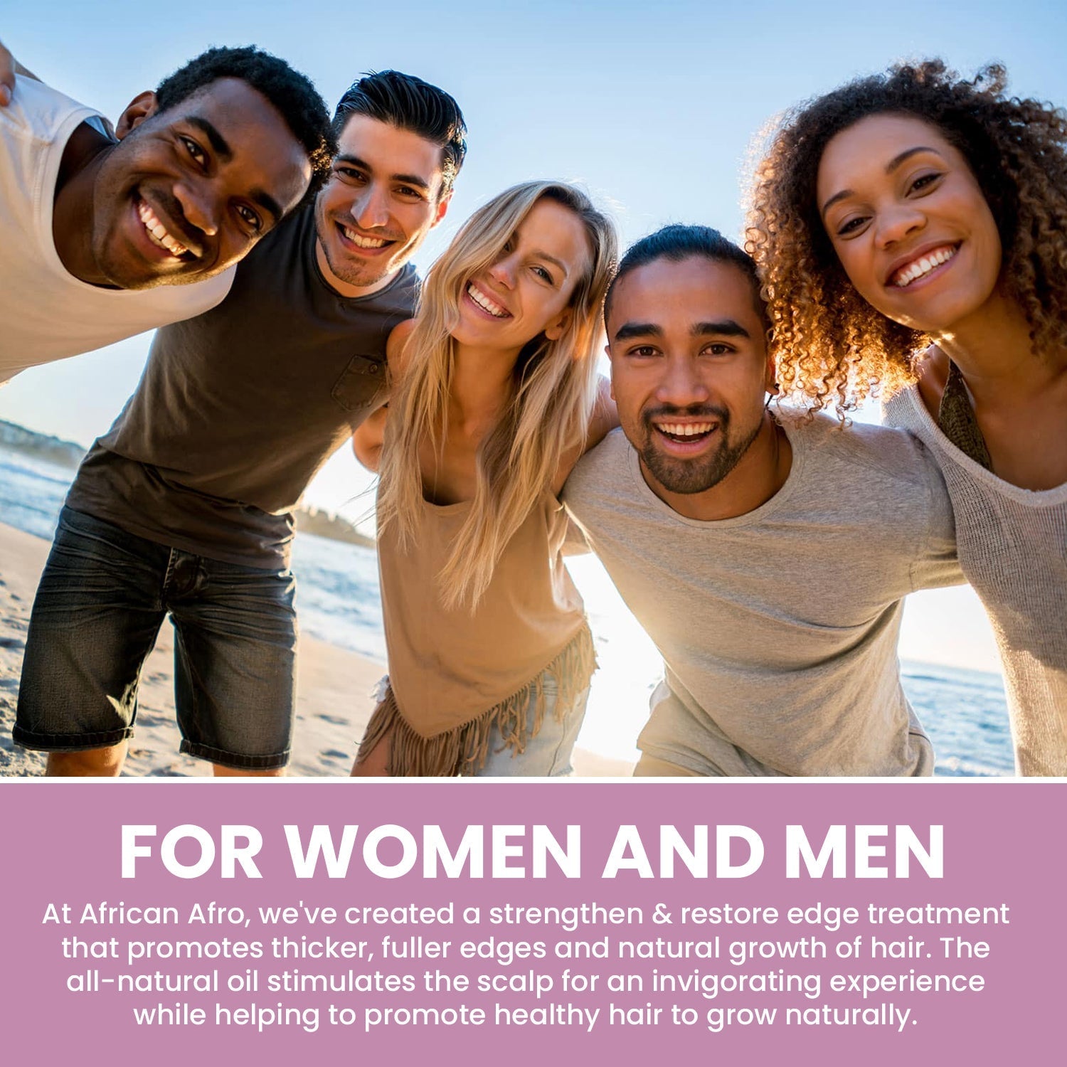 Strengthen and restore edge treatment for thicker, fuller hair growth.