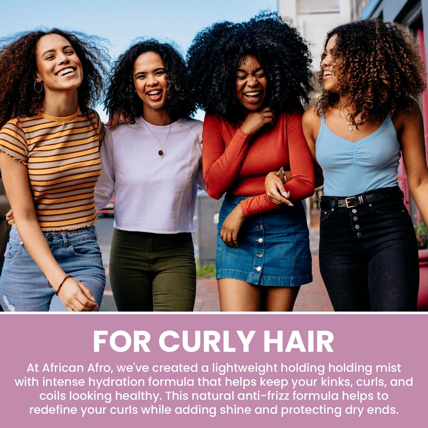 Lightweight Anti-Frizz Curl Reviving Hair Mist for Curly Hair,(12oz) - Deep Hydration and Shine.