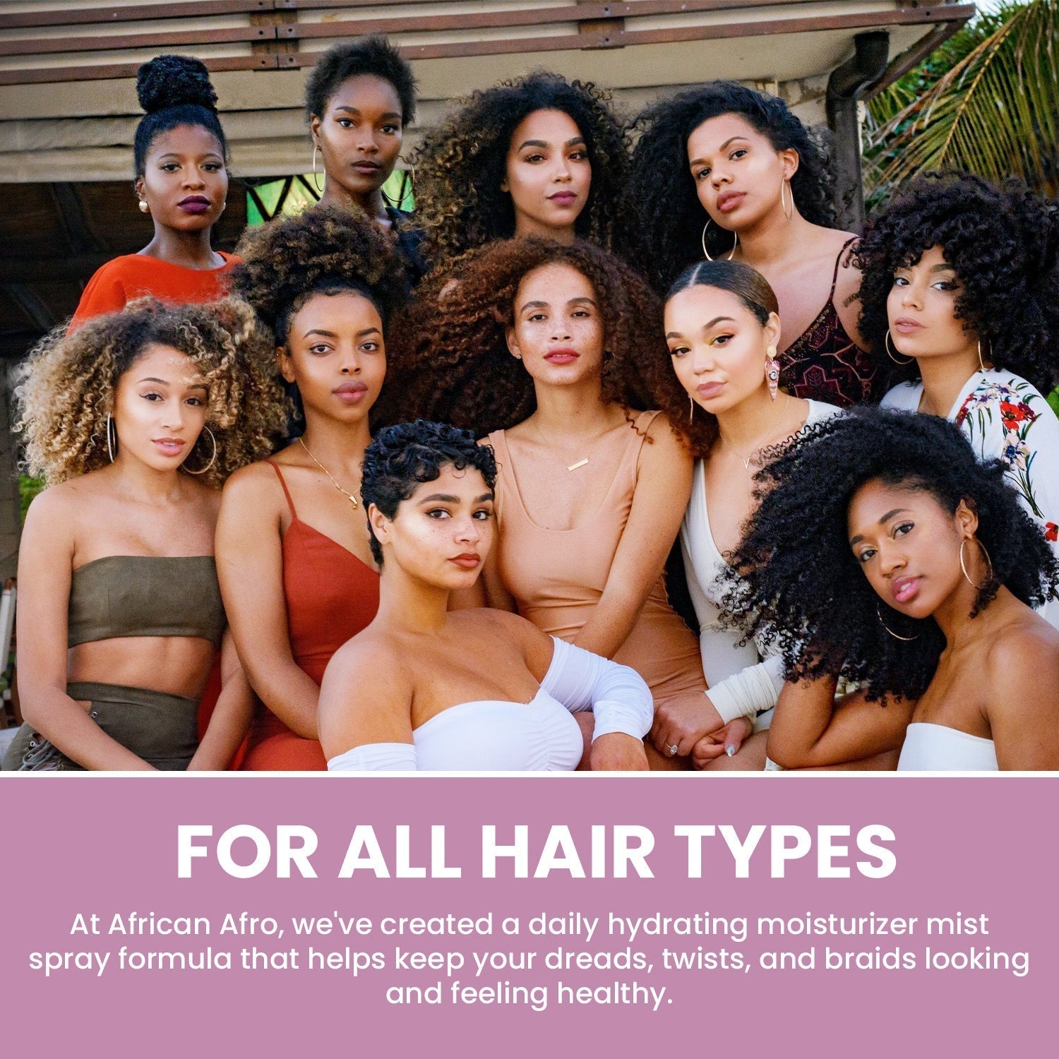 Hydrating mist spray for locs, twists, and braids by African Afro,8oz