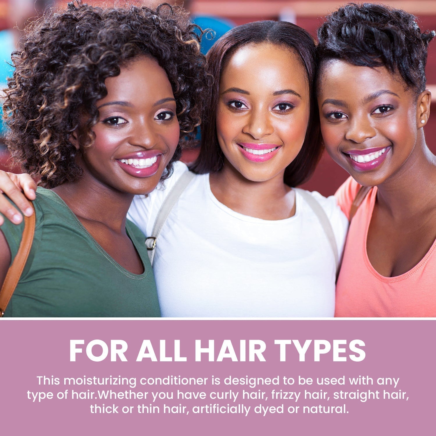 Moisturizing and softening hair conditioner for all hair types with natural argan oil.