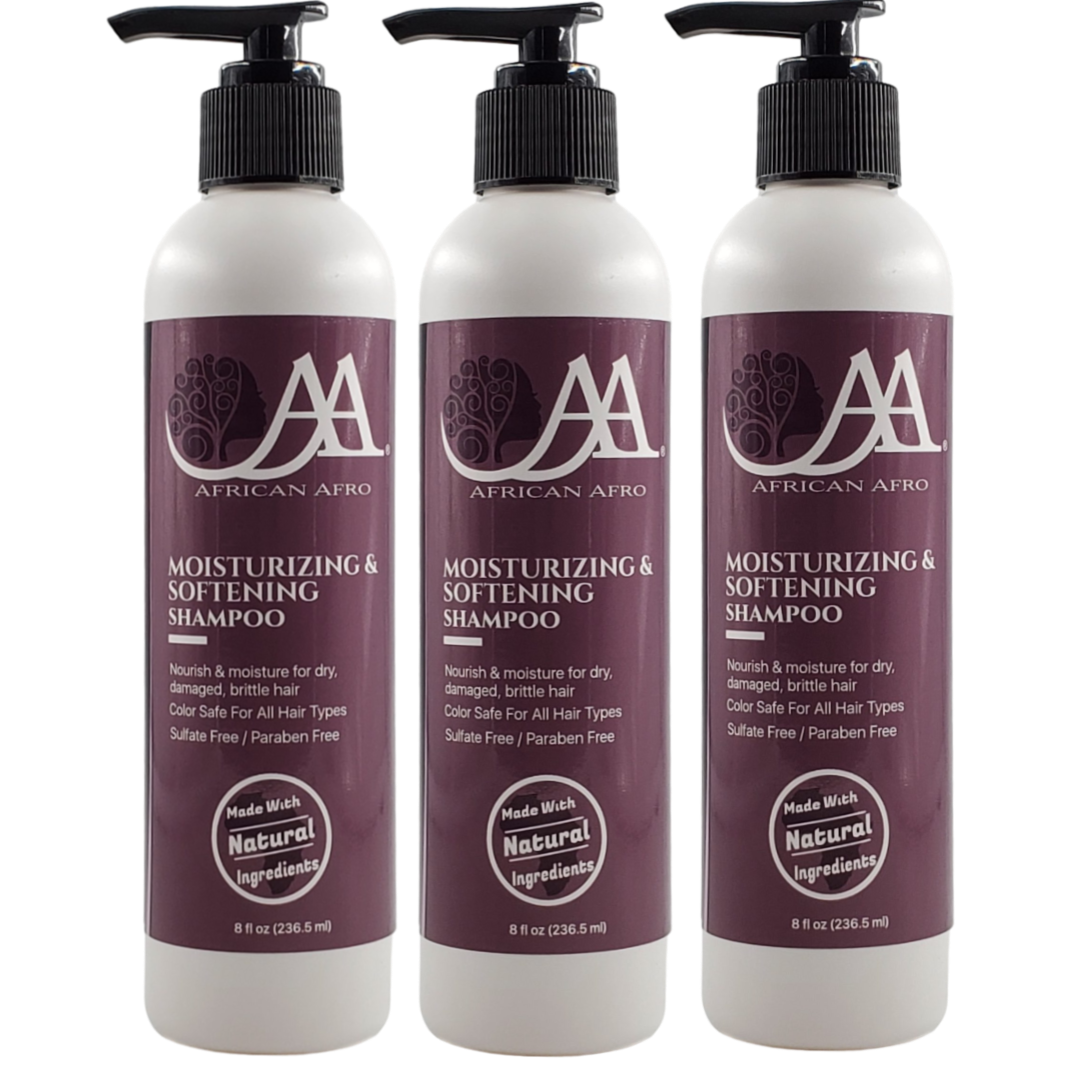 Moisturizing & Softening Hair Shampoo (3 Pack)