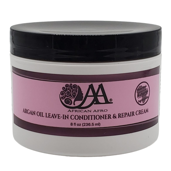 African Afro Argan Oil Leave In Conditioner and Hair Repair Cream