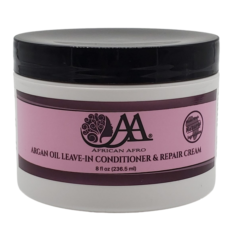 African Afro Argan Oil Leave In Conditioner and Hair Repair Cream