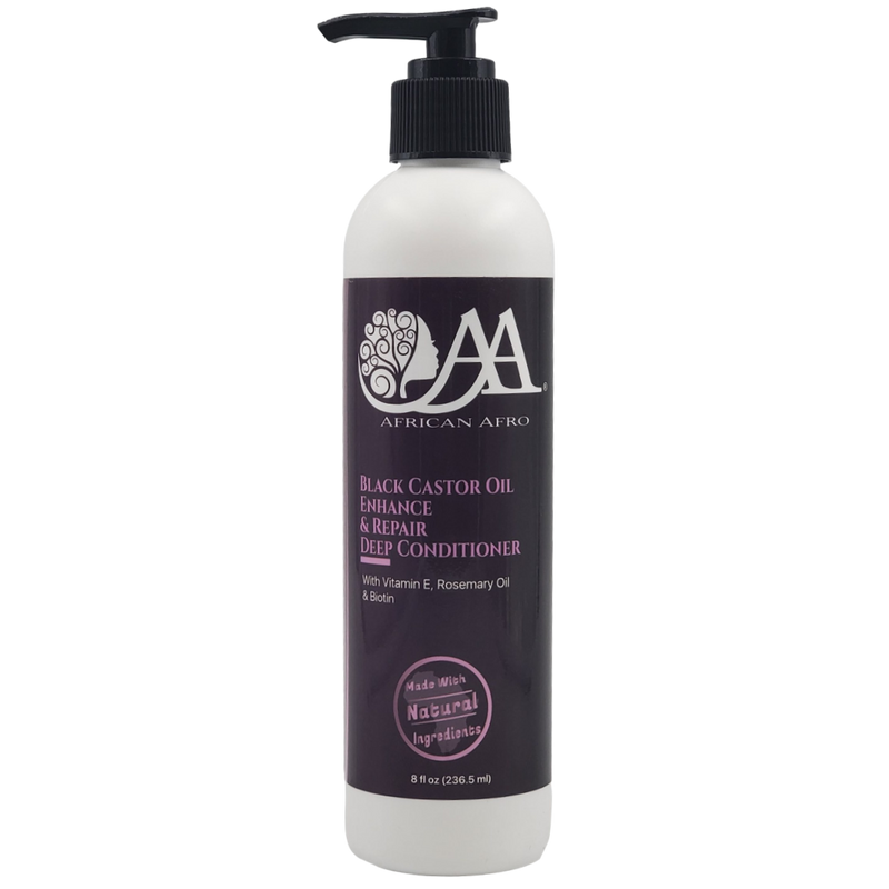 African Afro Black Castor Oil Enhance and Repair Deep Conditioner 